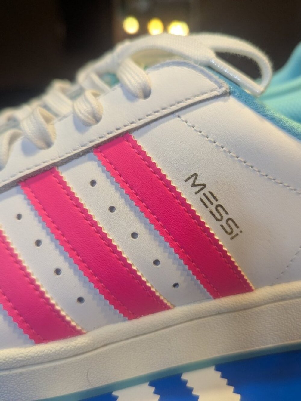 Adidas Superstar Messi White Pink Men's 11 New in Box